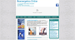 Desktop Screenshot of bioenergeticaonline.it